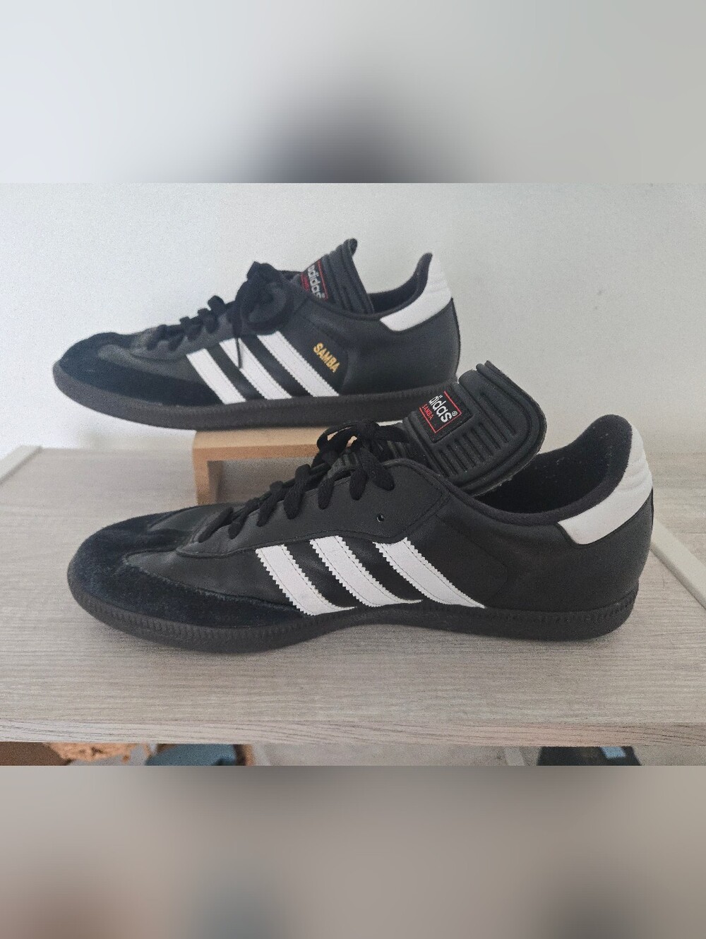 Adidas Performance Sneaker Samba Classic Soccer Shoes Mens 12 Black 034563 - Picture 2 of 6